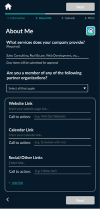 about-me-pitchcard-app-creation